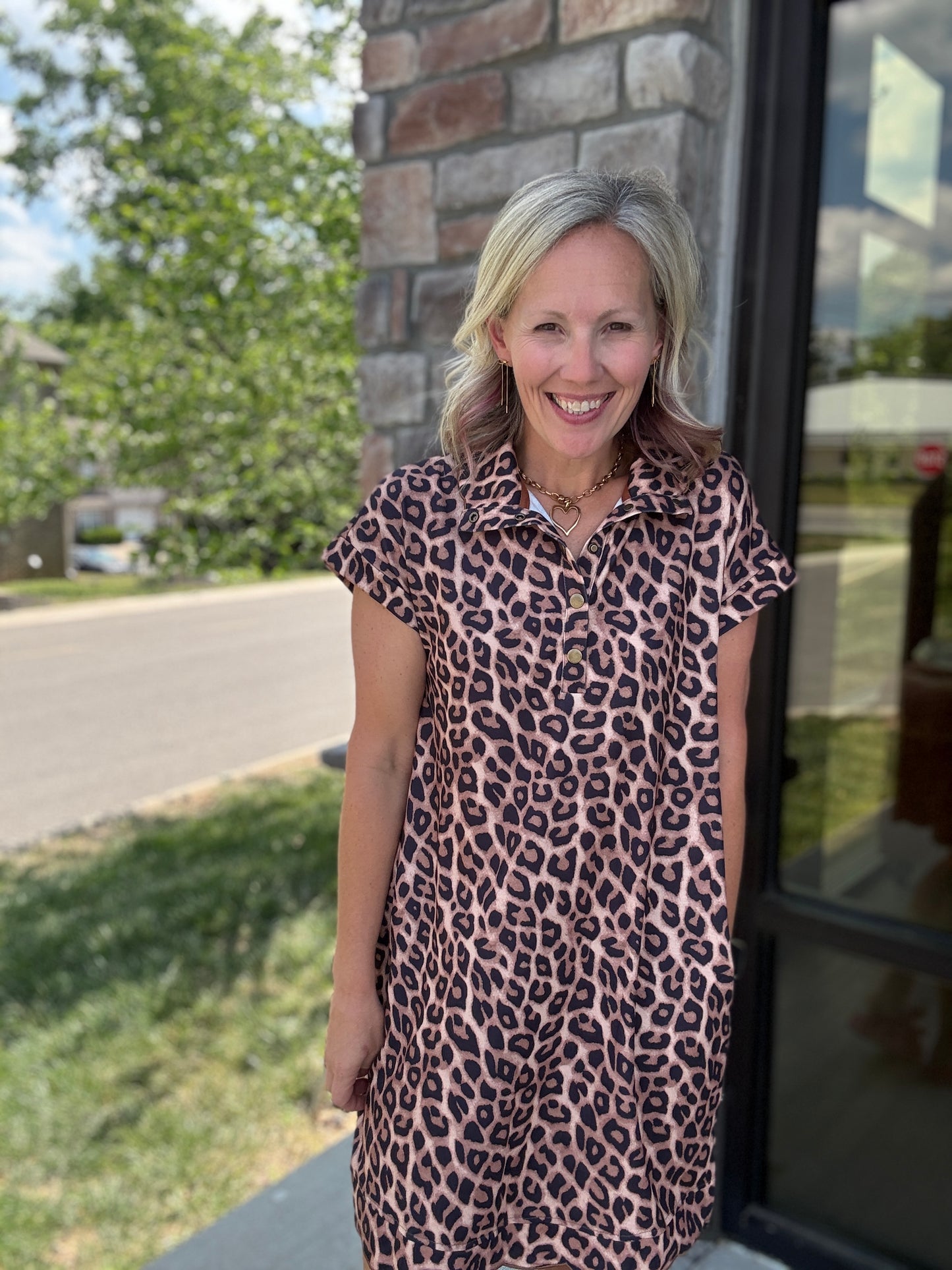 Spotted Scallop Dress