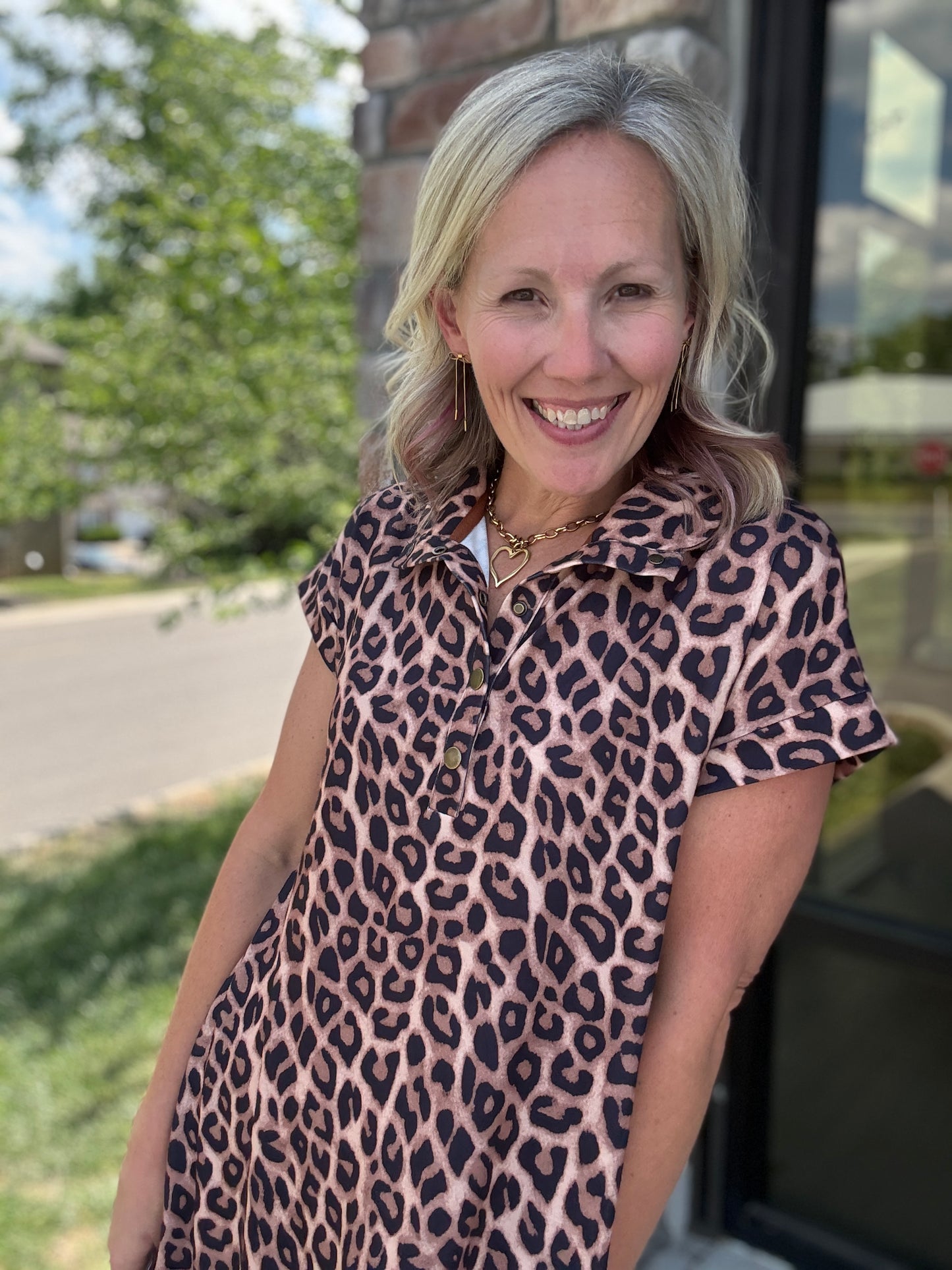 Spotted Scallop Dress