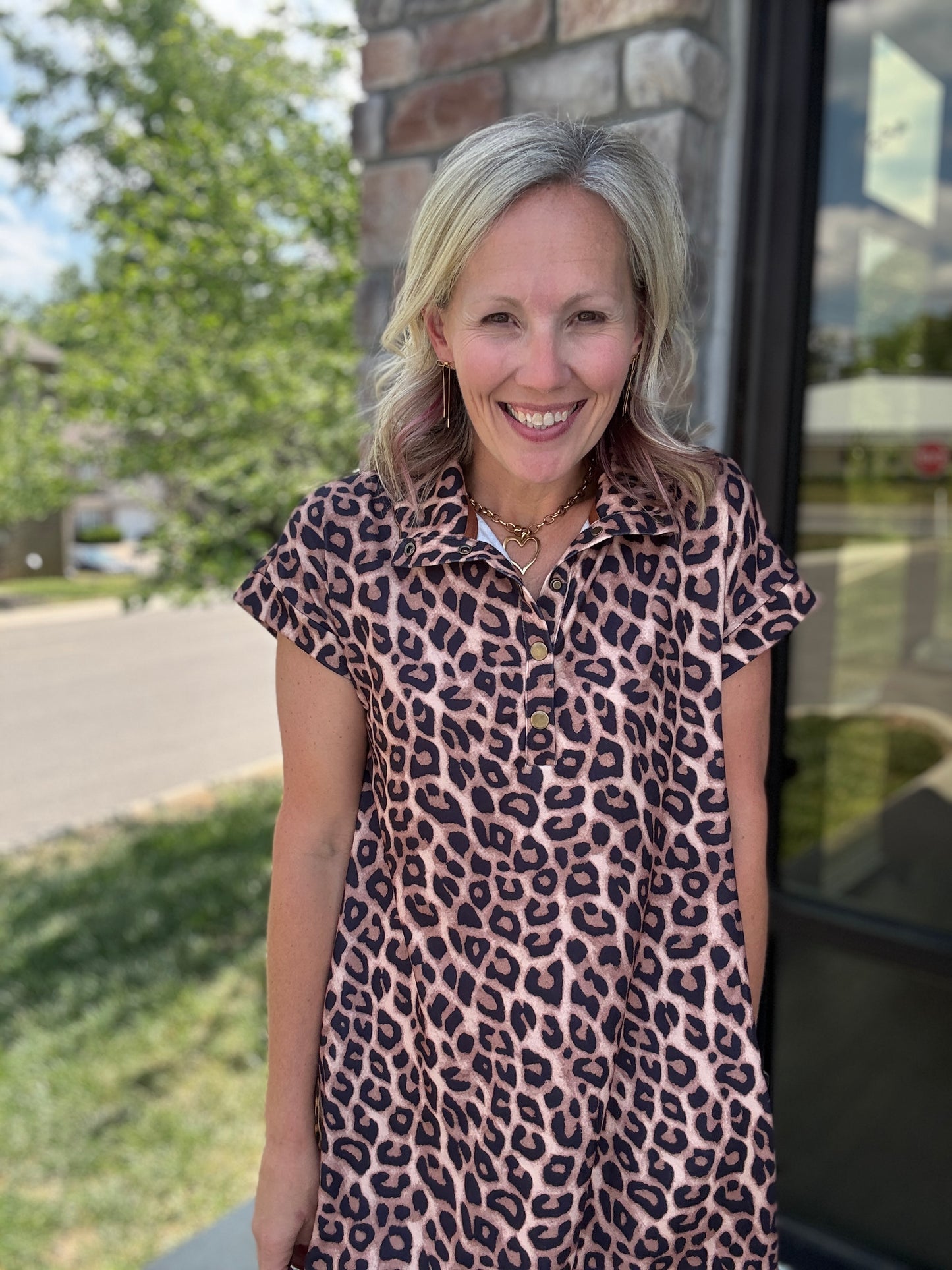 Spotted Scallop Dress