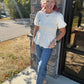 Pretty Little Basic Top- Cream