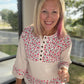 Floral Patch Henley Top