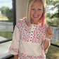 Floral Patch Henley Top