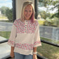 Floral Patch Henley Top