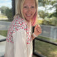 Floral Patch Henley Top