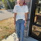 Pretty Little Basic Top- Cream