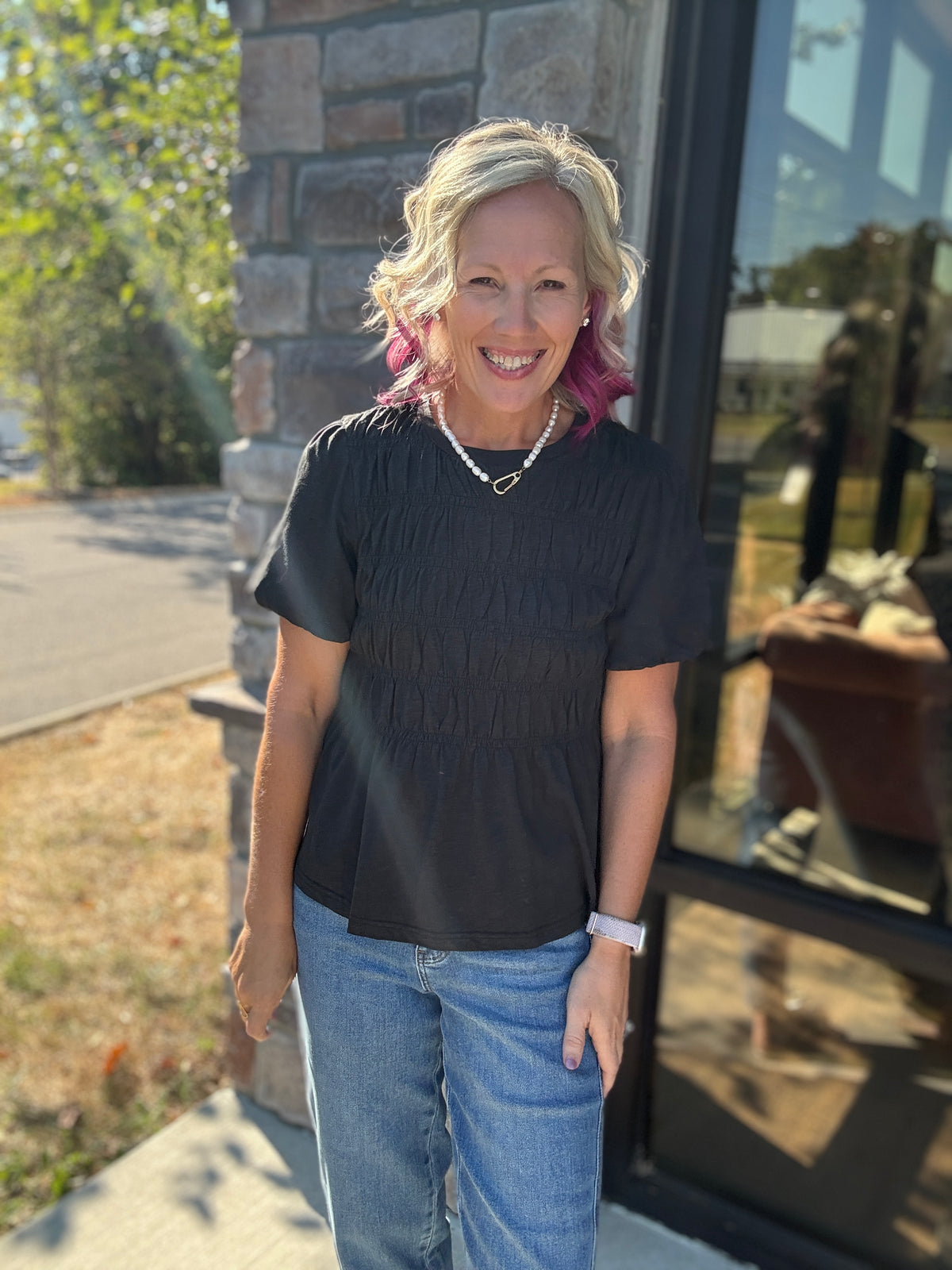 Pretty Little Basic Top- Black
