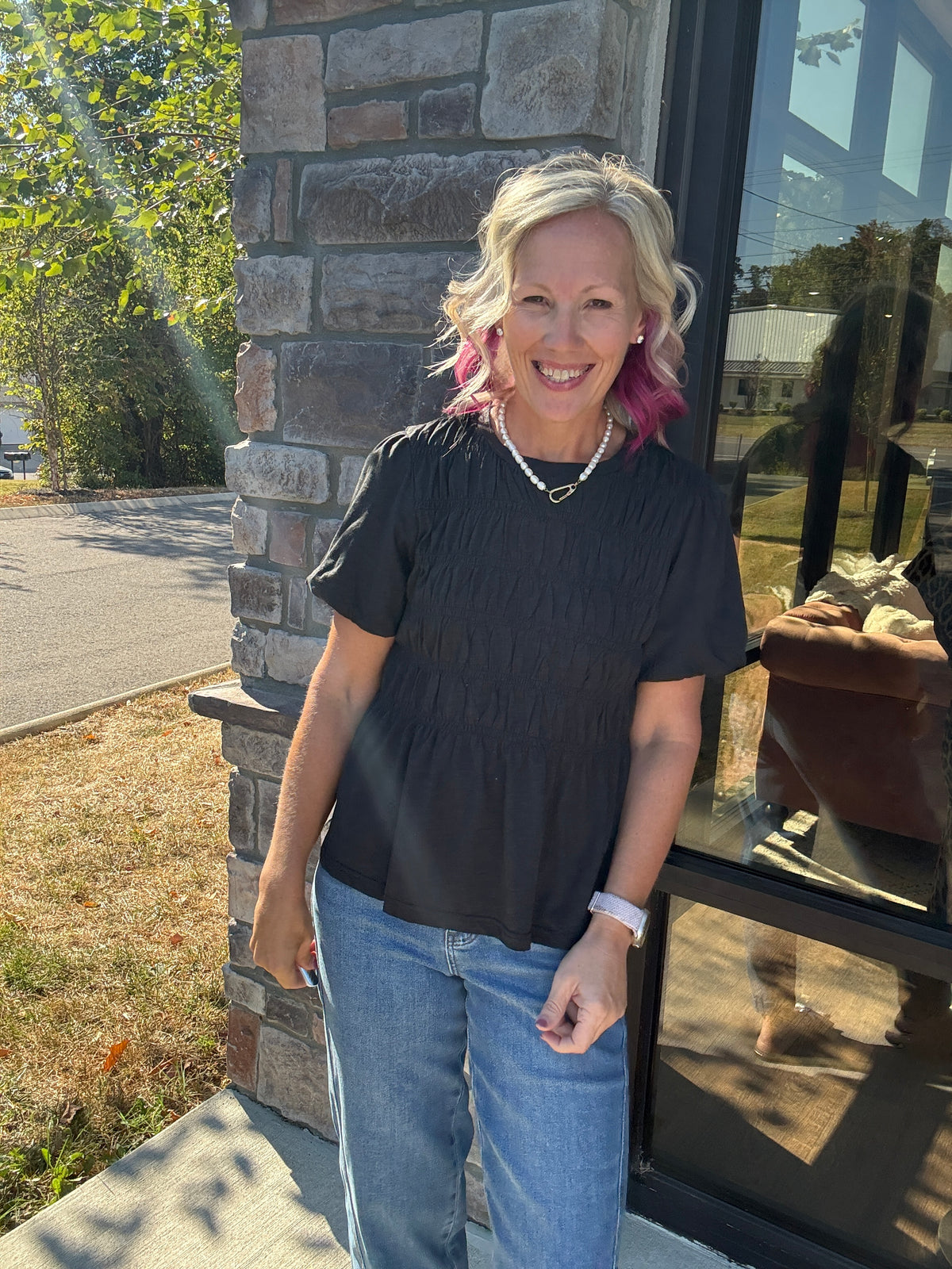 Pretty Little Basic Top- Black