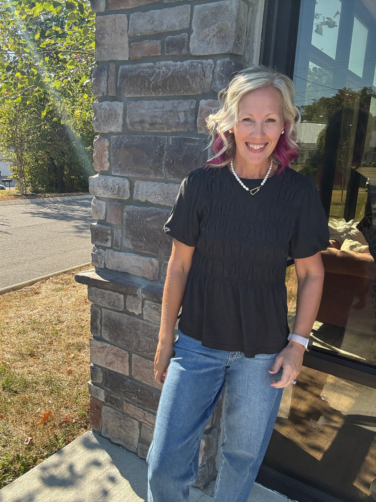 Pretty Little Basic Top- Black
