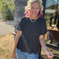 Pretty Little Basic Top- Black