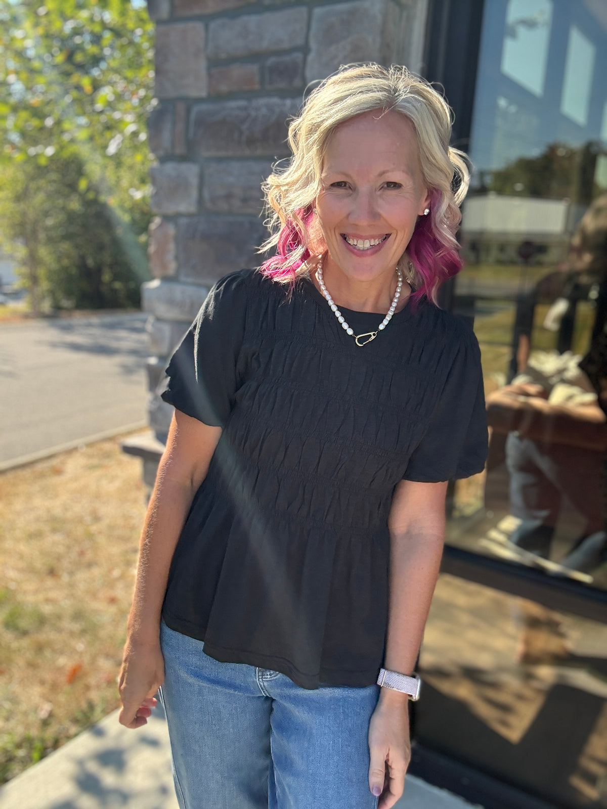 Pretty Little Basic Top- Black