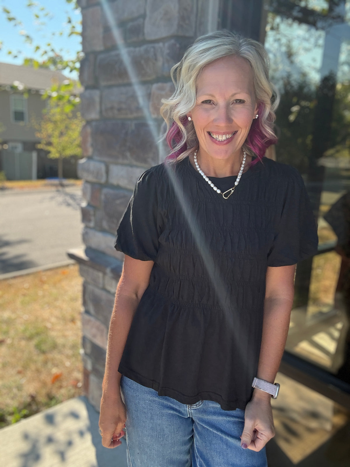 Pretty Little Basic Top- Black