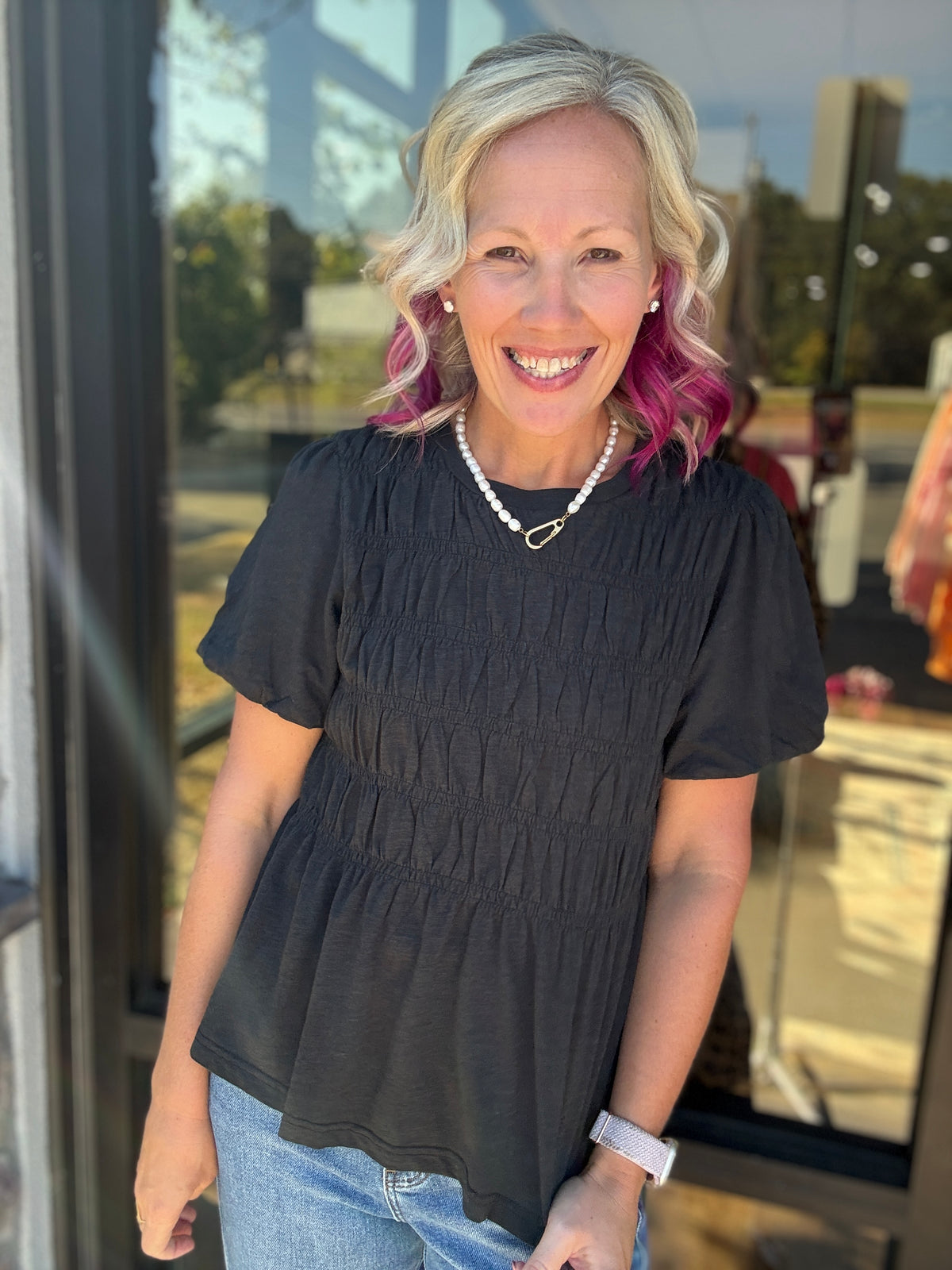 Pretty Little Basic Top- Black