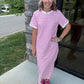 Strawberries & Cream Midi Dress