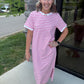 Strawberries & Cream Midi Dress
