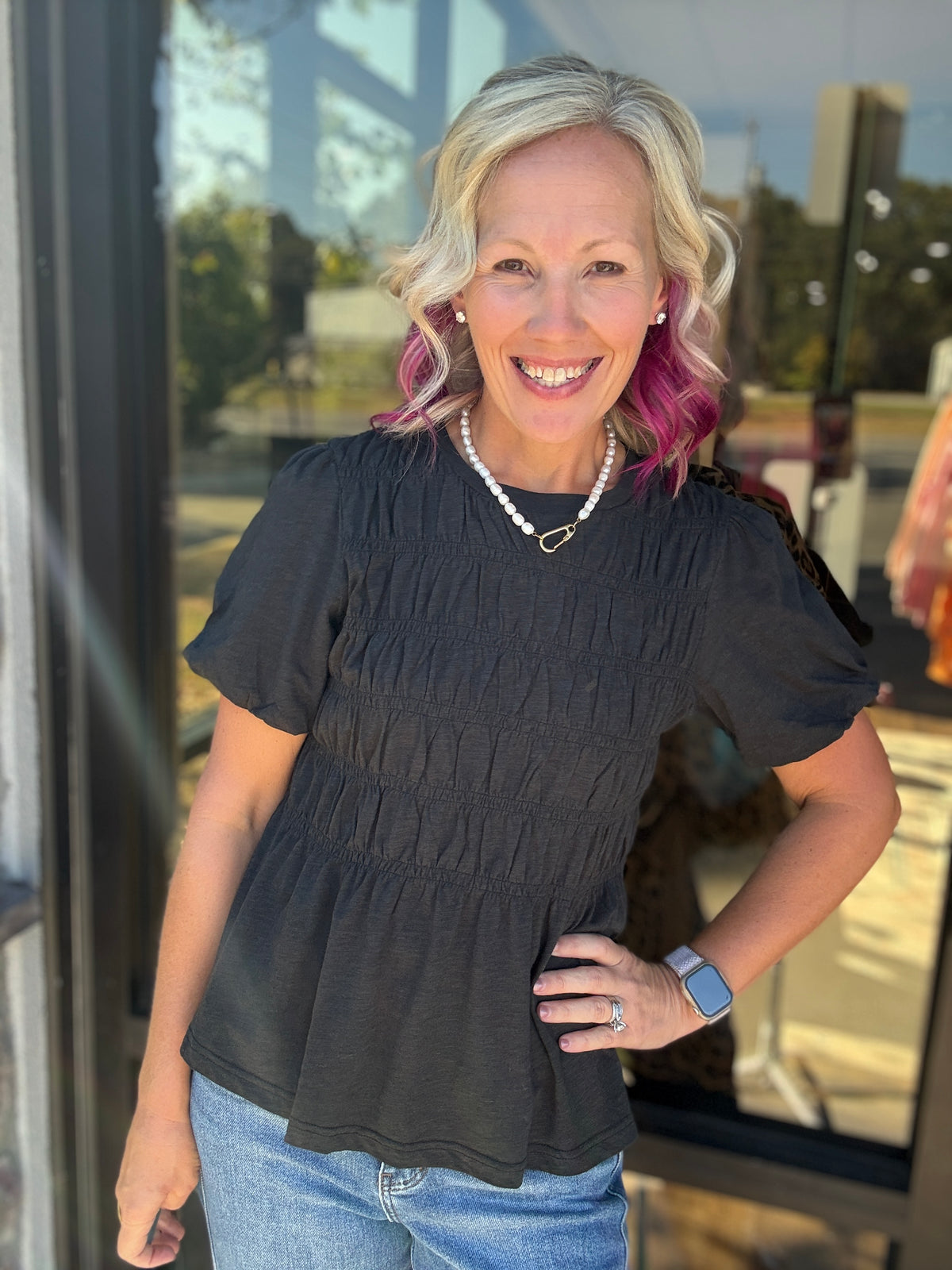 Pretty Little Basic Top- Black