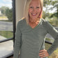 Evergreen V-Neck Top