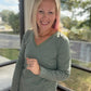 Evergreen V-Neck Top