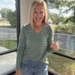 Evergreen V-Neck Top