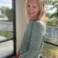 Evergreen V-Neck Top