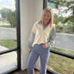 Bloom & Stripe Sweatshirt