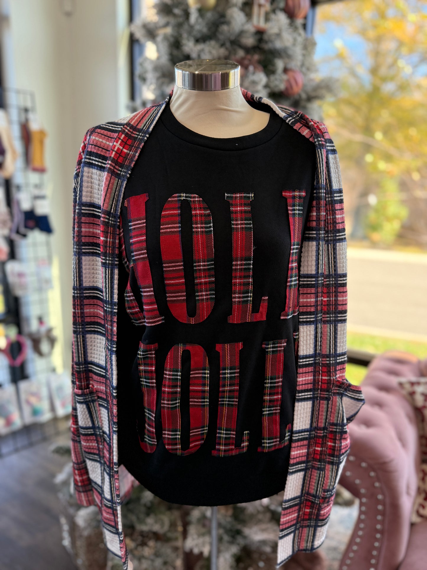 Plaid Lola Cardigan