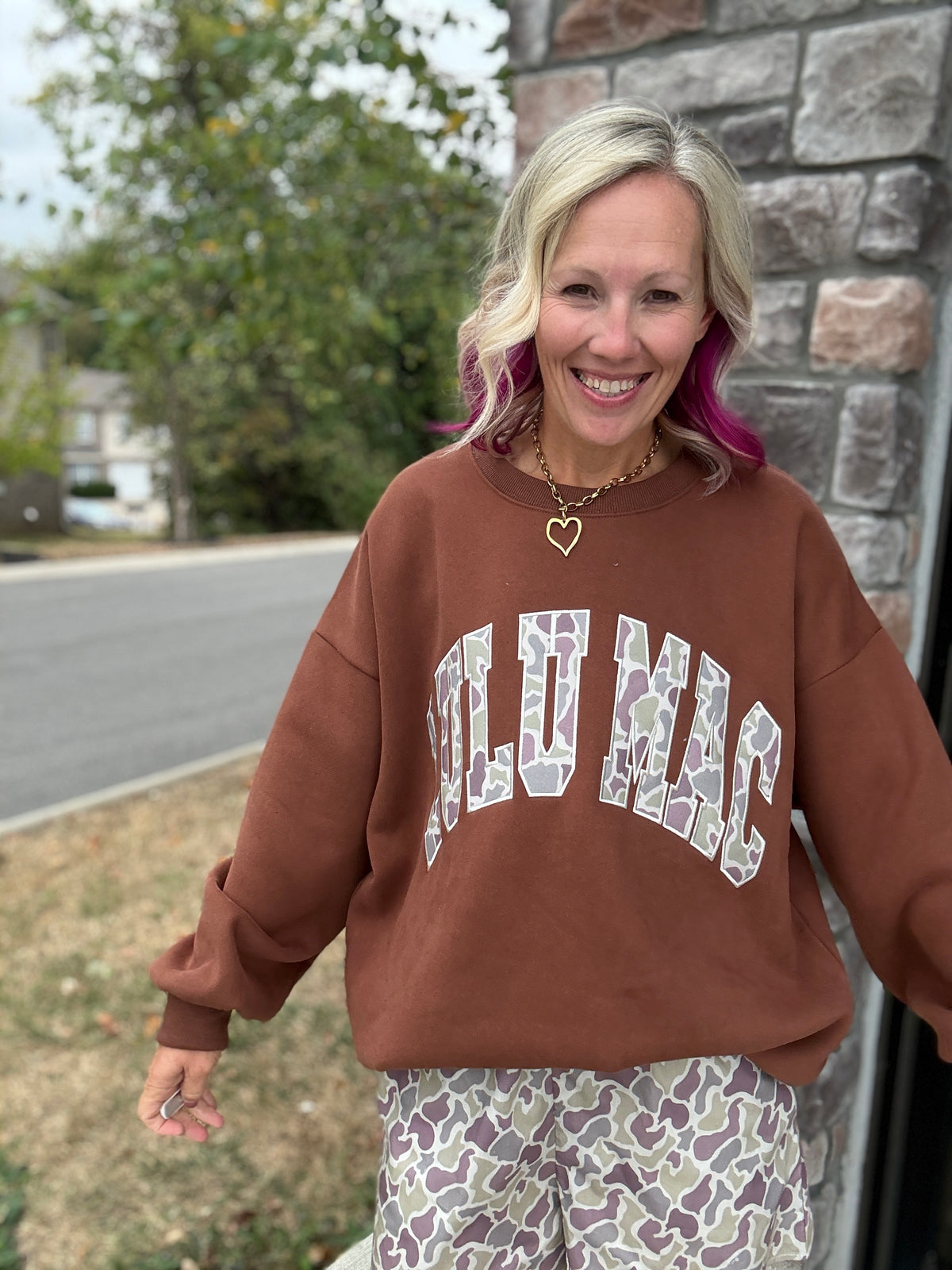 LLM Camo Crush Sweatshirt