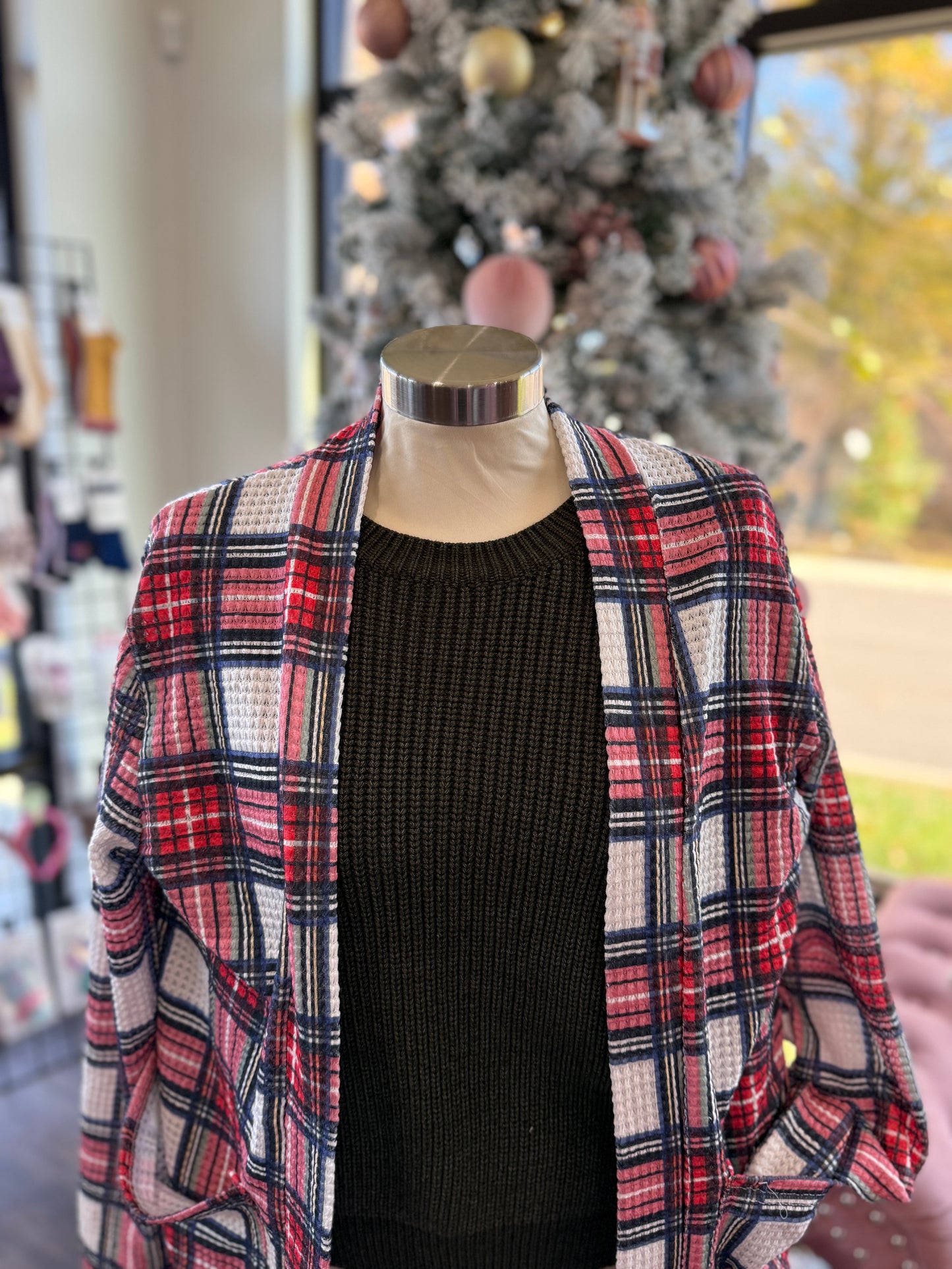 Plaid Lola Cardigan