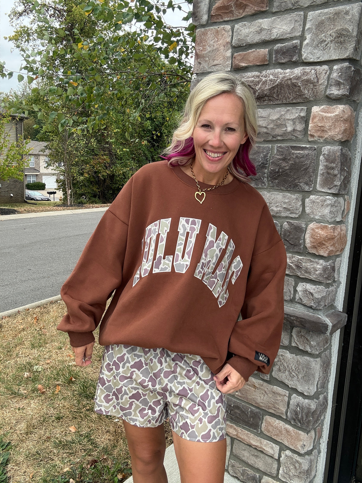 LLM Camo Crush Sweatshirt