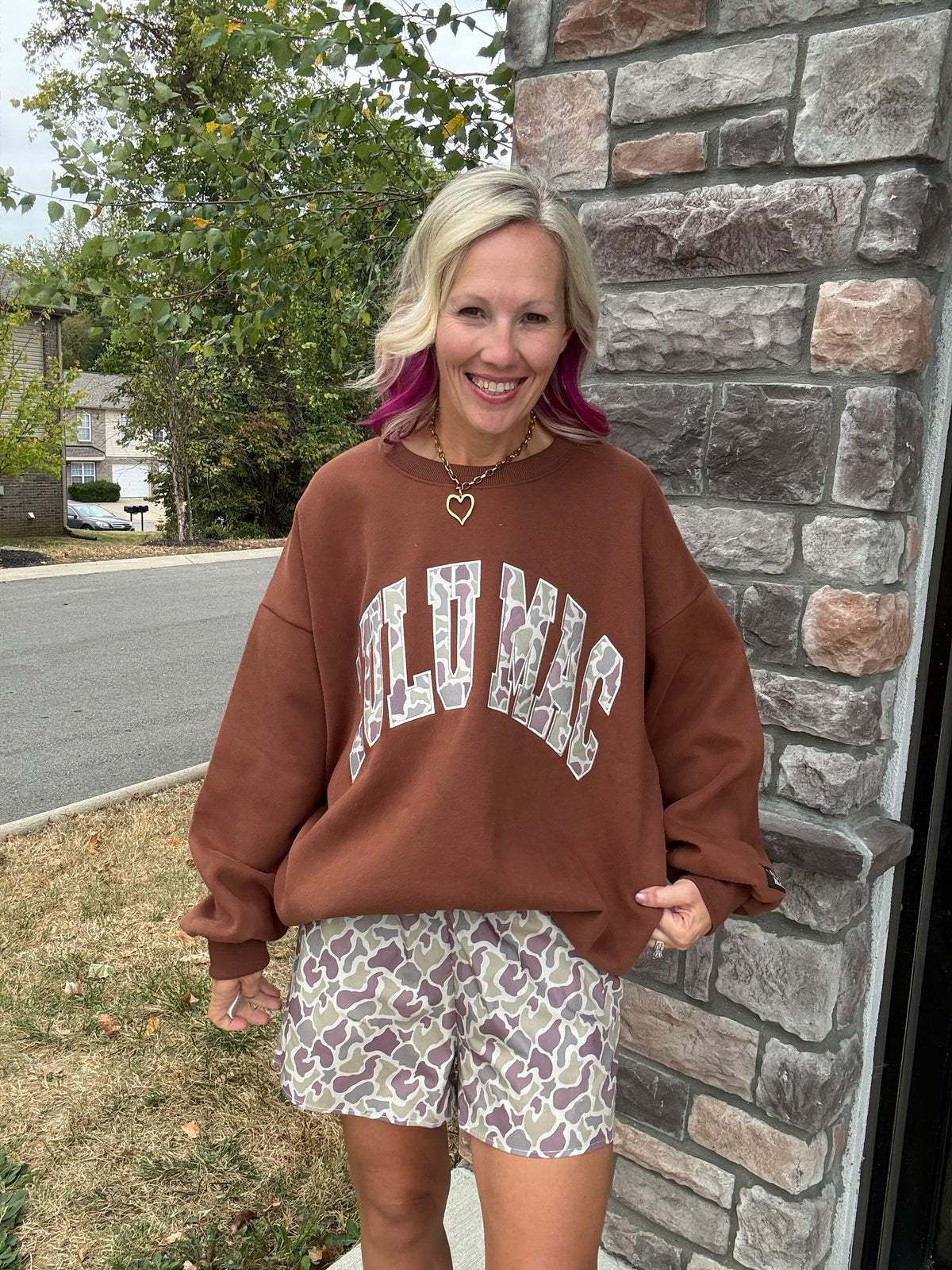 LLM Camo Crush Sweatshirt