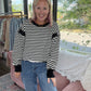 Breezy Back Sweatshirt- Black