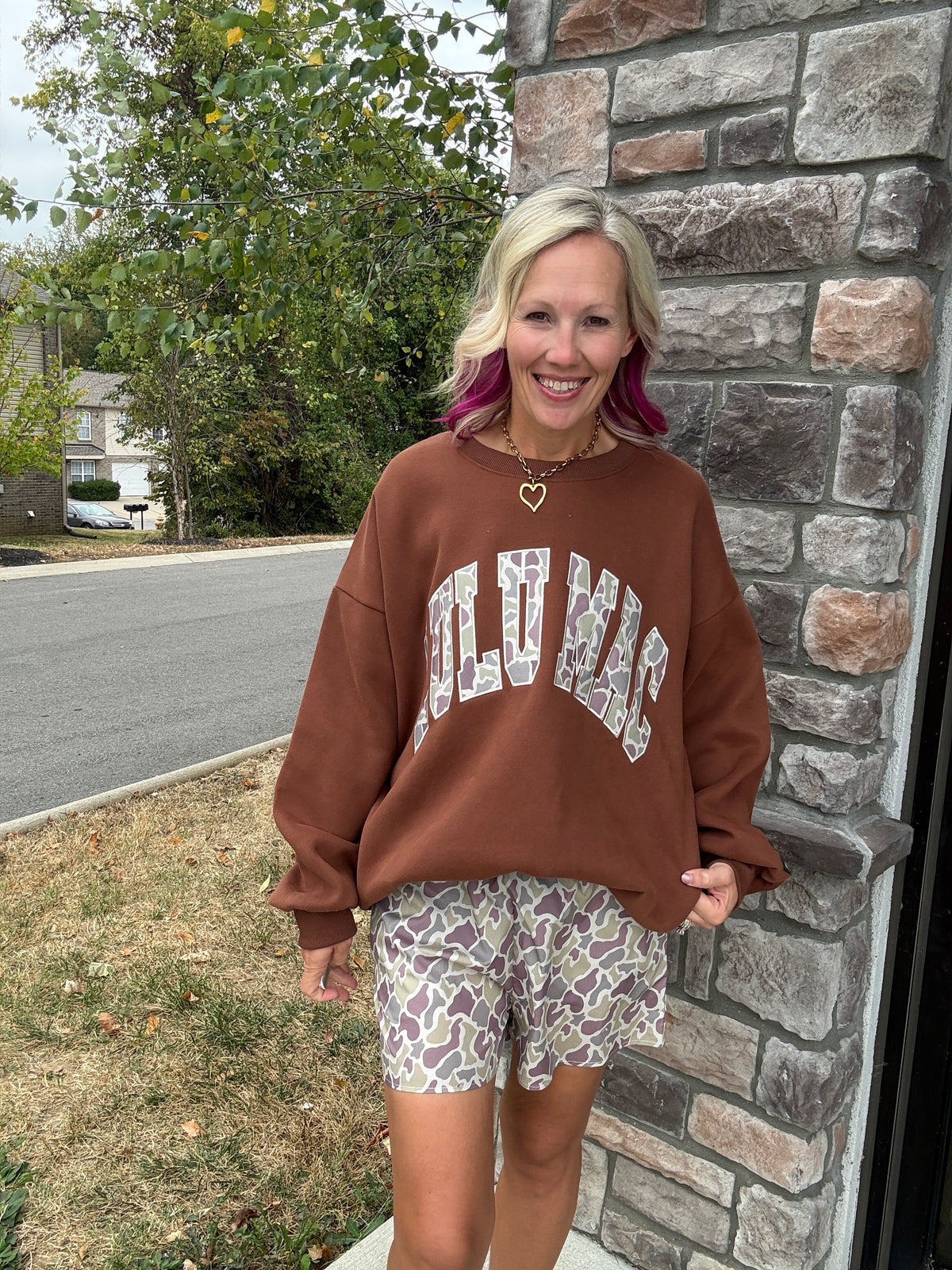 LLM Camo Crush Sweatshirt