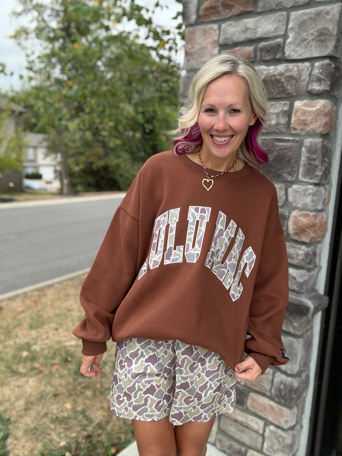 LLM Camo Crush Sweatshirt