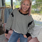 Breezy Back Sweatshirt- Black