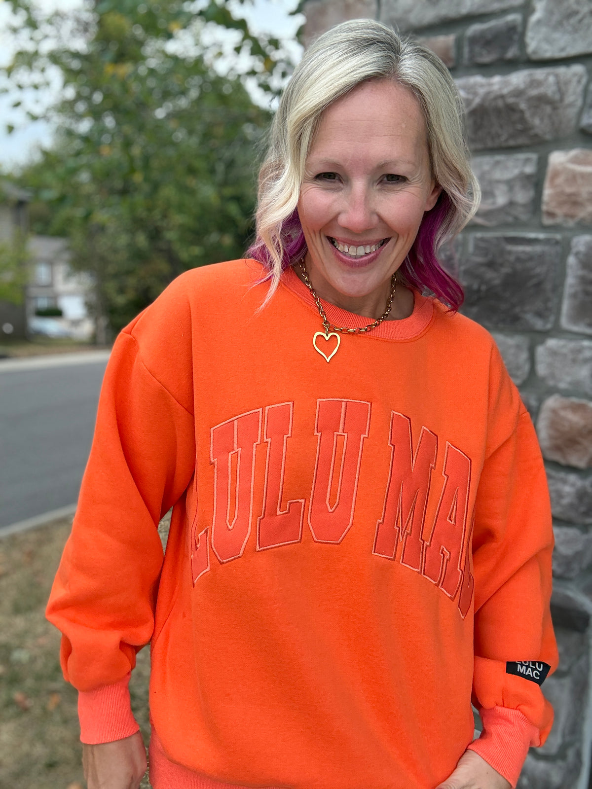 LLM Orange You Cozy Sweatshirt