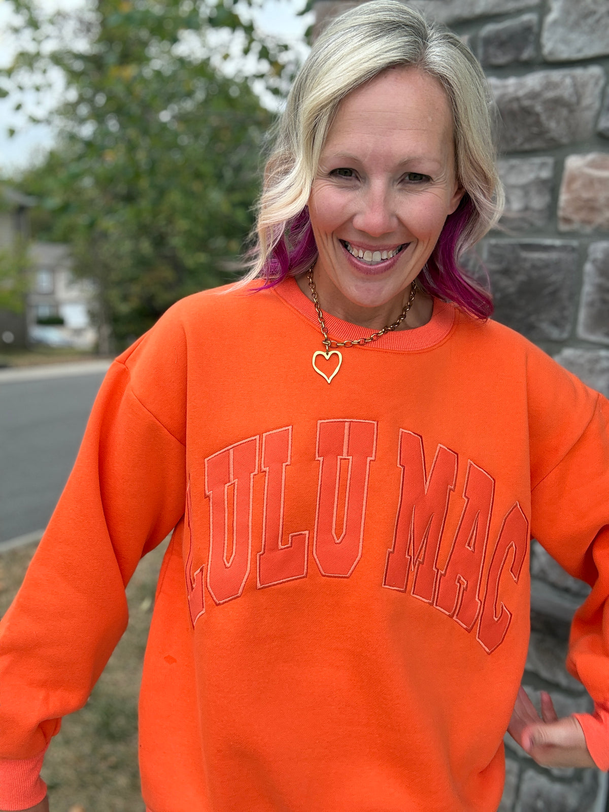 LLM Orange You Cozy Sweatshirt