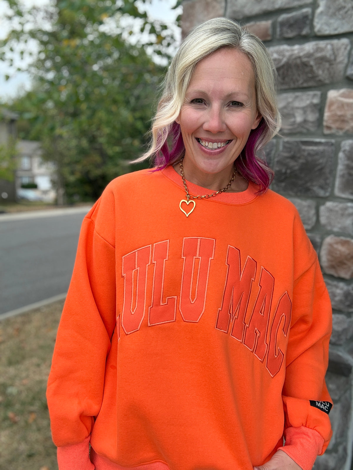 LLM Orange You Cozy Sweatshirt