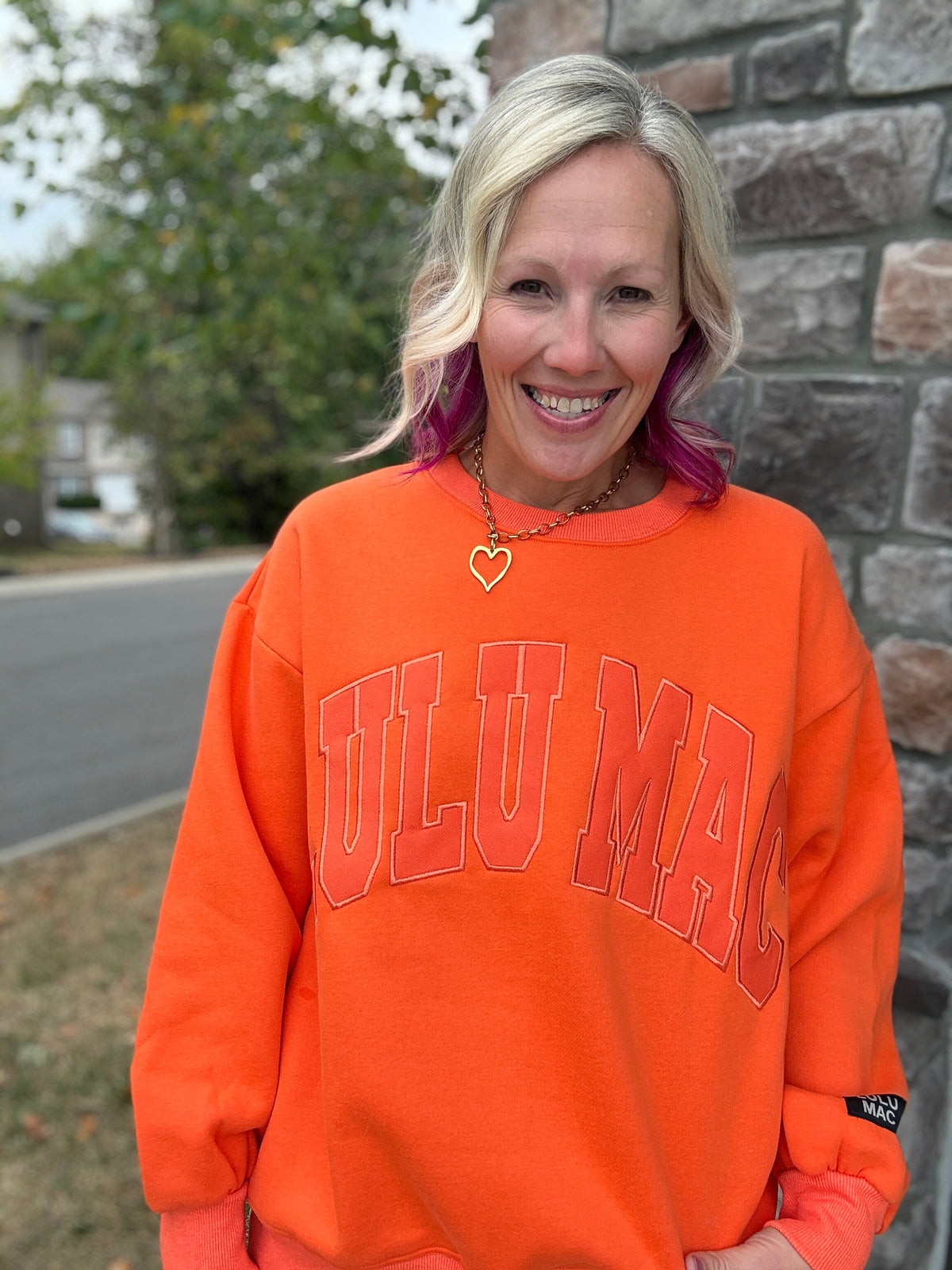 LLM Orange You Cozy Sweatshirt