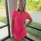 Zip into Color Dress- Pink