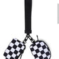 Double The Fun Wristlet- Black/White