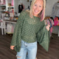 Free Spirit Bell Top- Olive