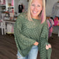 Free Spirit Bell Top- Olive