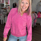 Mineral Lace Sweatshirt- Pink