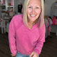 Mineral Lace Sweatshirt- Pink