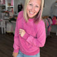 Mineral Lace Sweatshirt- Pink