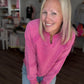 Mineral Lace Sweatshirt- Pink