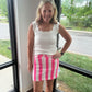 Neon Tide Stripe Skirt