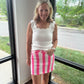 Neon Tide Stripe Skirt