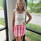Neon Tide Stripe Skirt