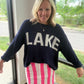 Neon Tide Stripe Skirt