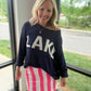 Neon Tide Stripe Skirt